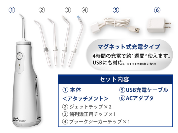 ウォーターピック コードレス セレクト 期間限定特価の通販｜テレビ